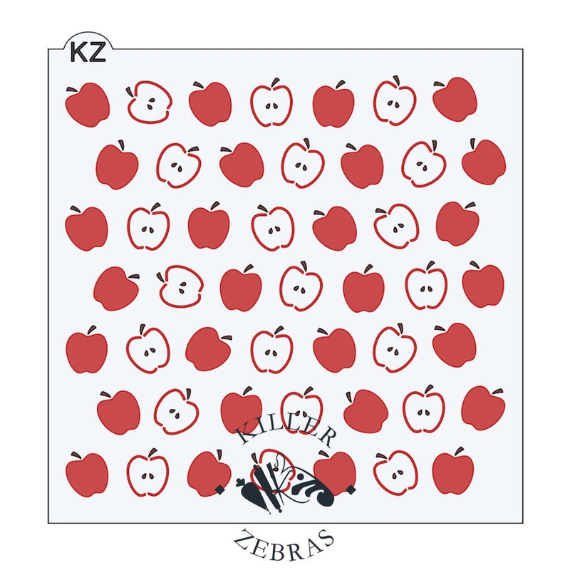Apples 2pc KZ Stencil