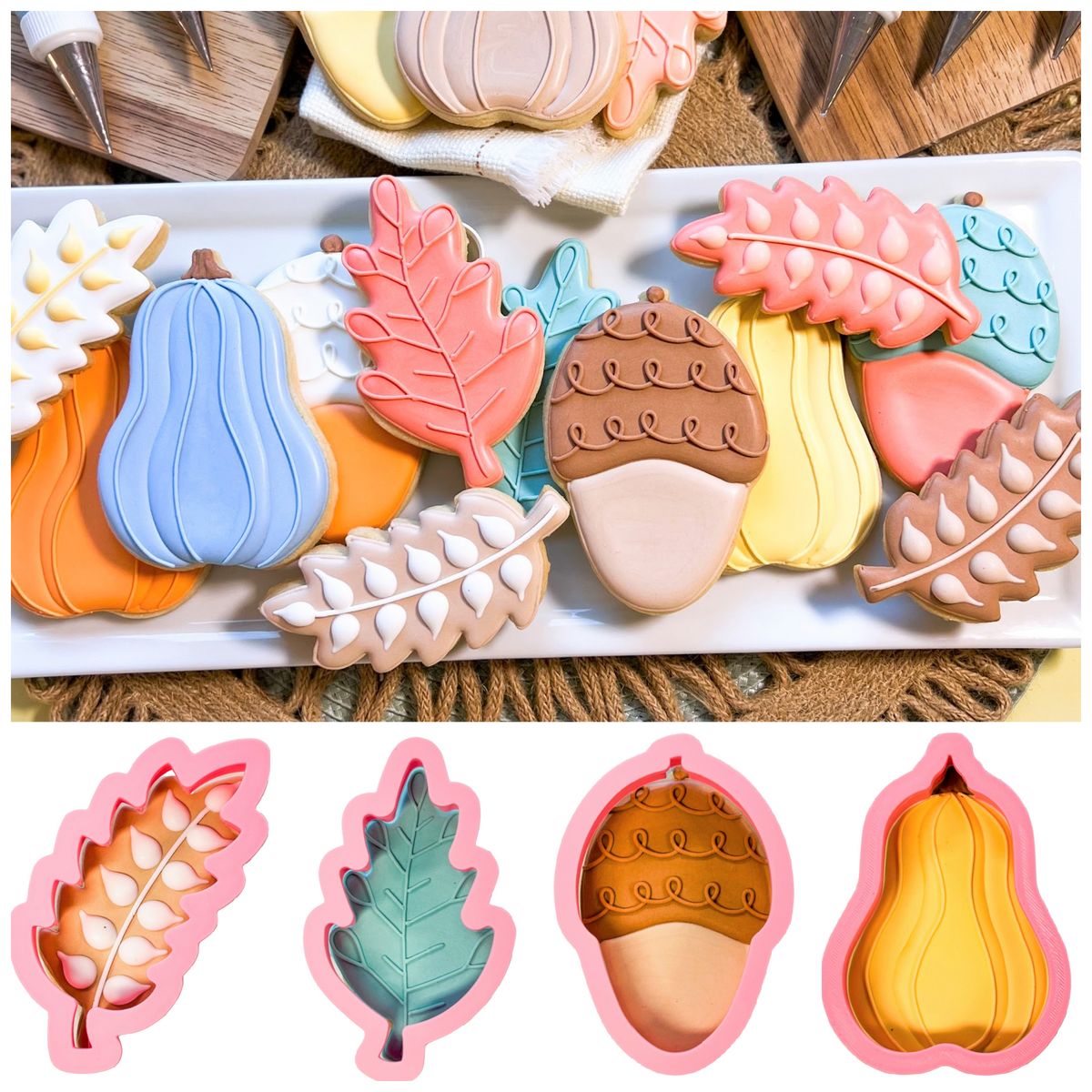 Autumn Doodle Cookie Cutter BUNDLE