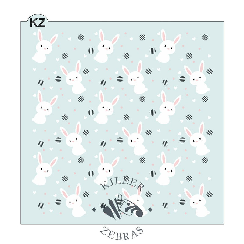 Baby Bunnies 3pc KZ Stencil