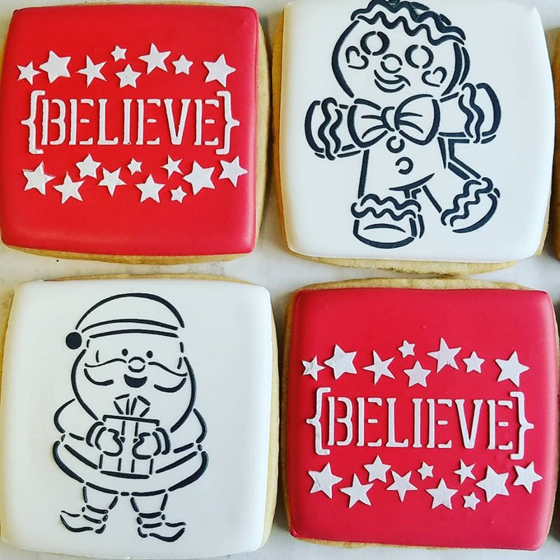 Santa PYO Stencil