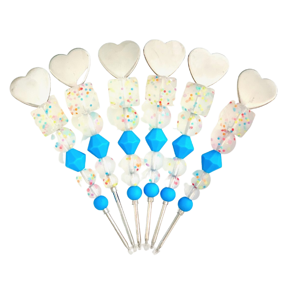 Confetti Cookie Party SKY BLUE Cookie Scribe