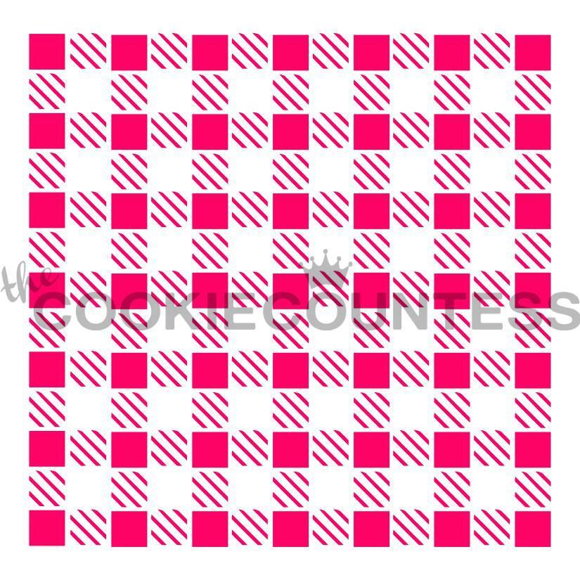 Buffalo Plaid Mini Stencil