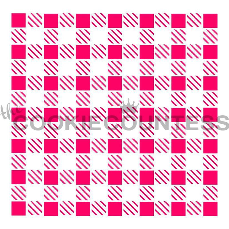 Buffalo Plaid Mini Stencil