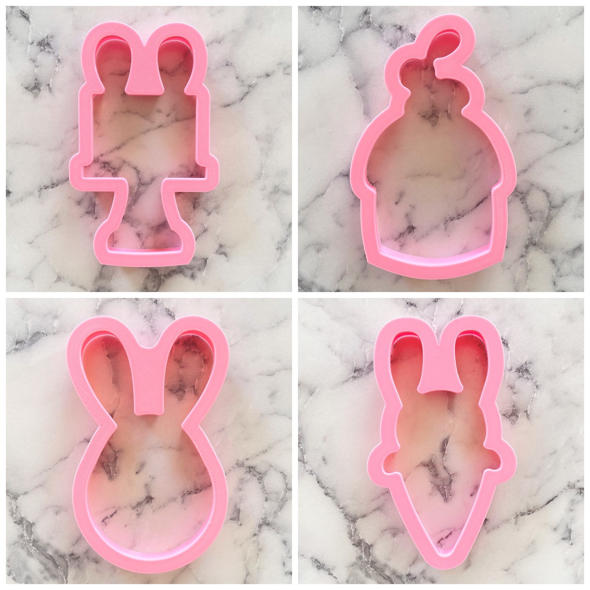 Bunny Food Cookie Cutter Set