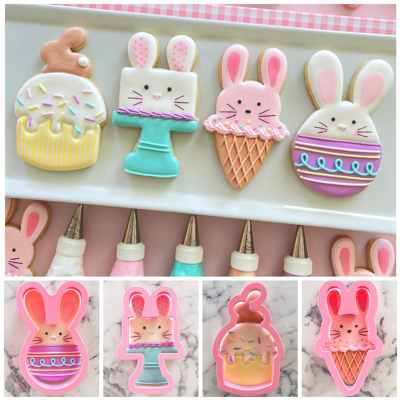 Bunny Food Cookie Cutter Set