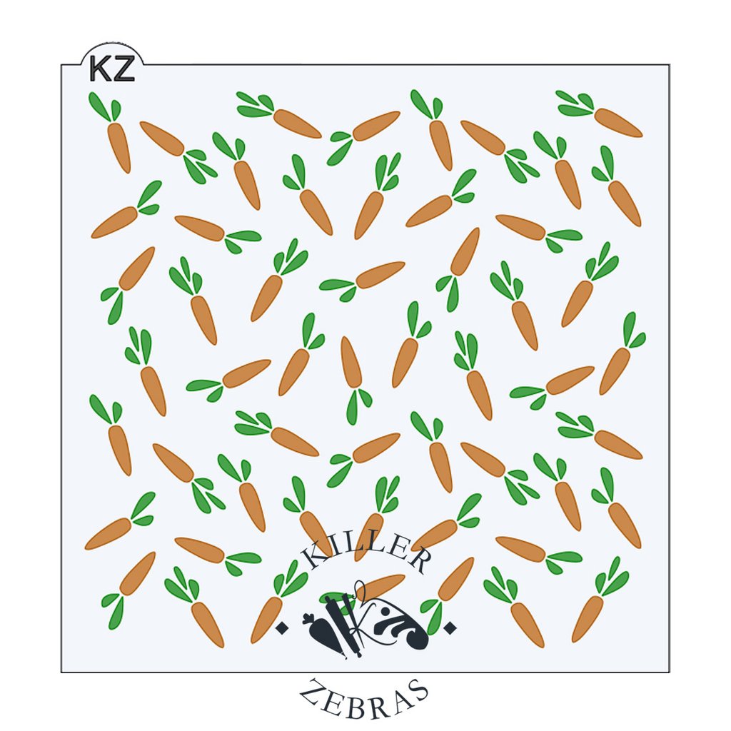 Carrots 2pc KZ Stencil