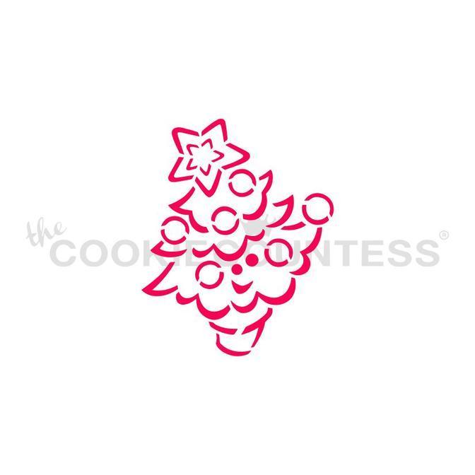 Cute Christmas Tree PYO/DWC Stencil