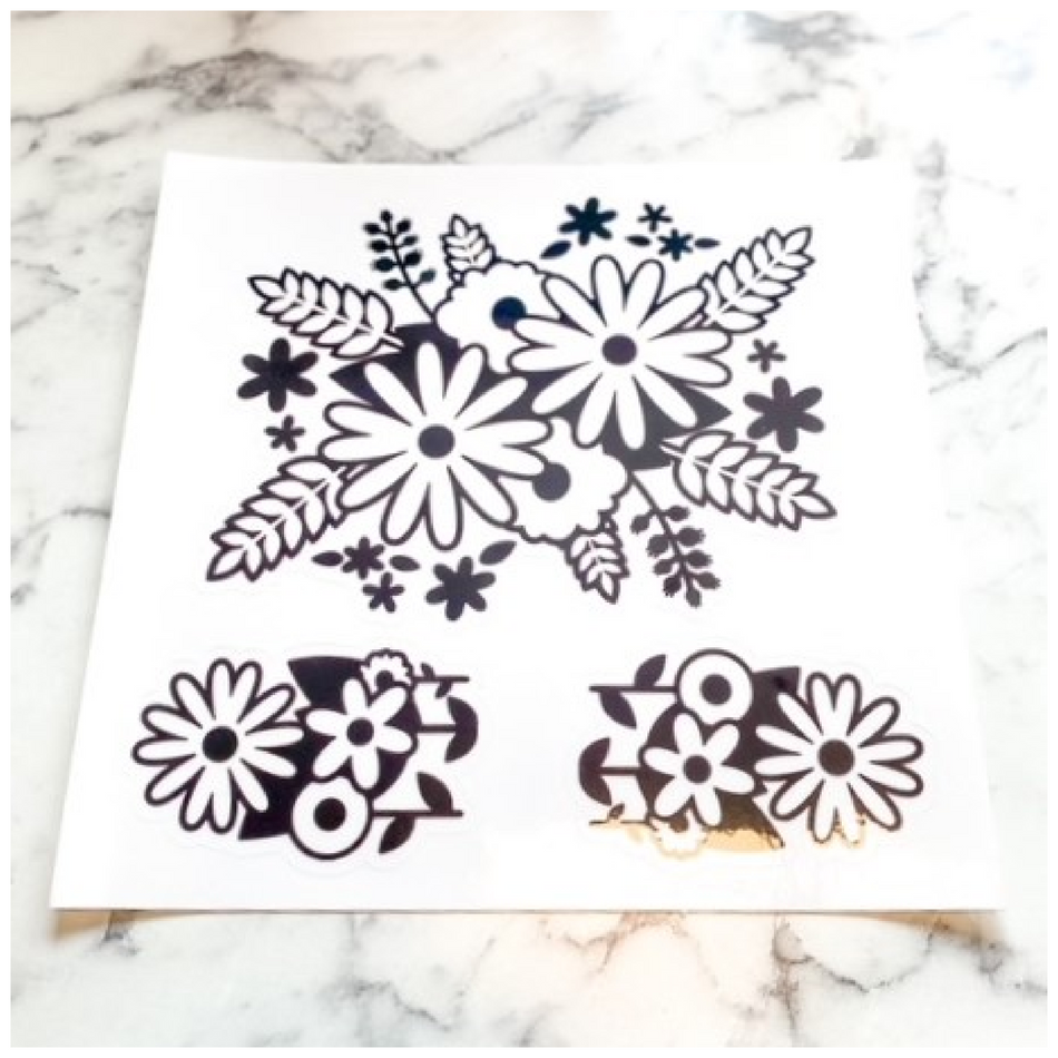 Mixer Floral Decal