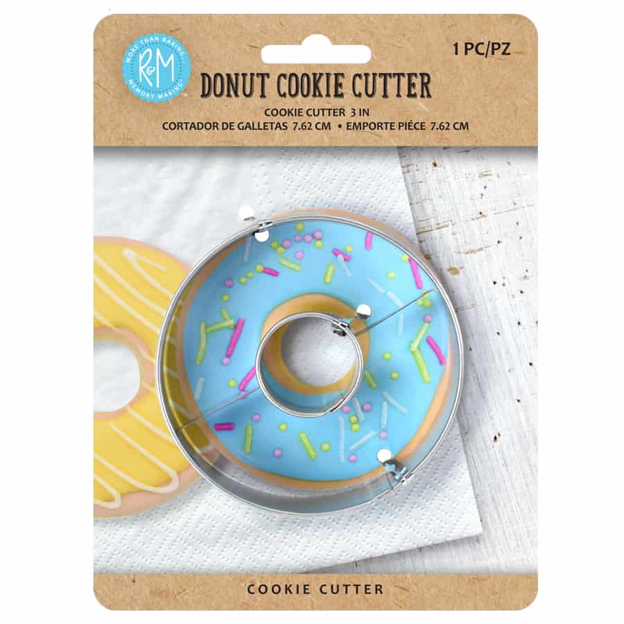 Donut on Card Cookie Cutter