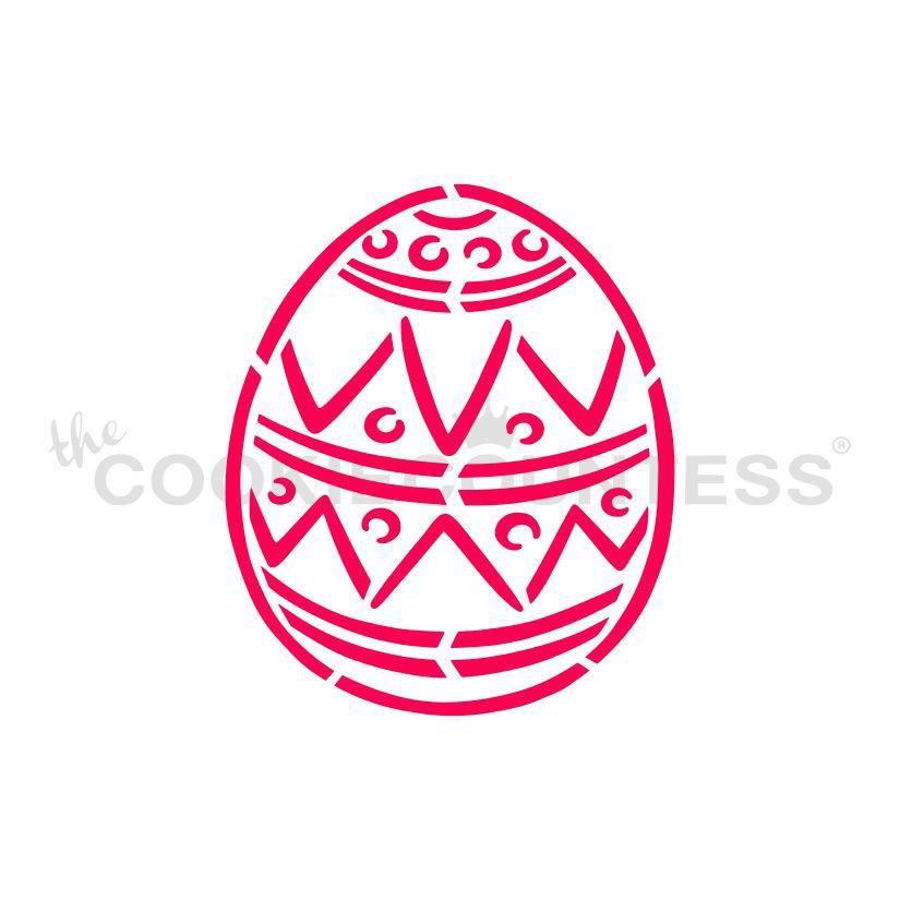Easter Egg #1 PYO Stencil