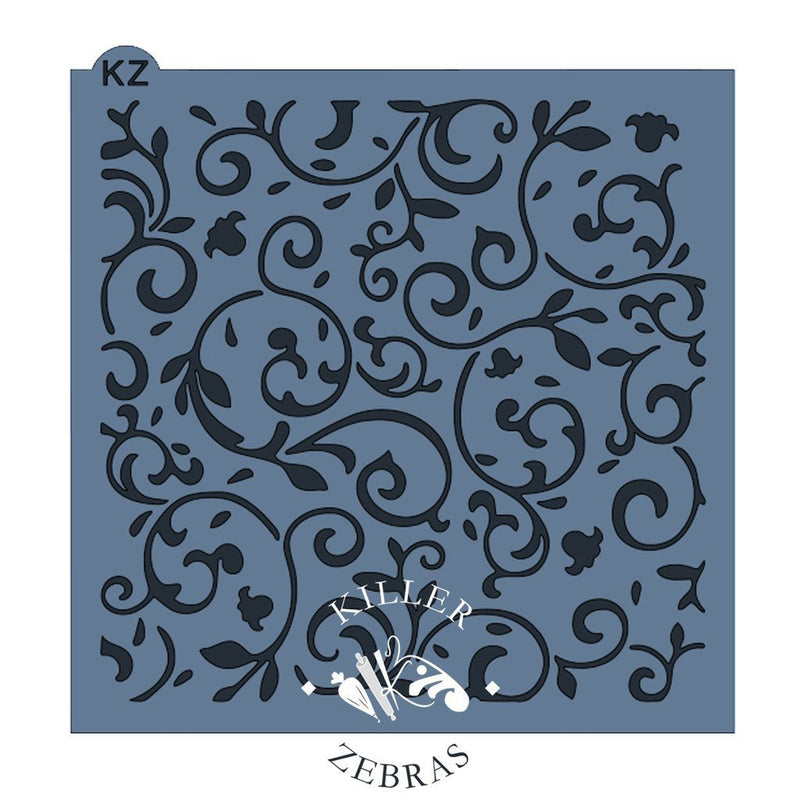 Filigree KZ Stencil