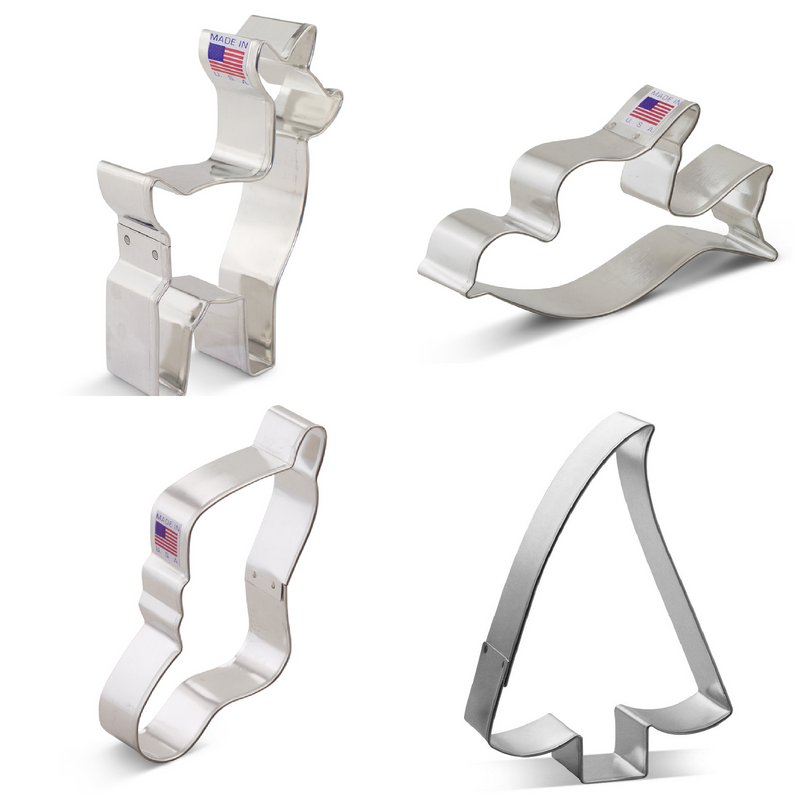 Folk Christmas Cookie Cutter Set