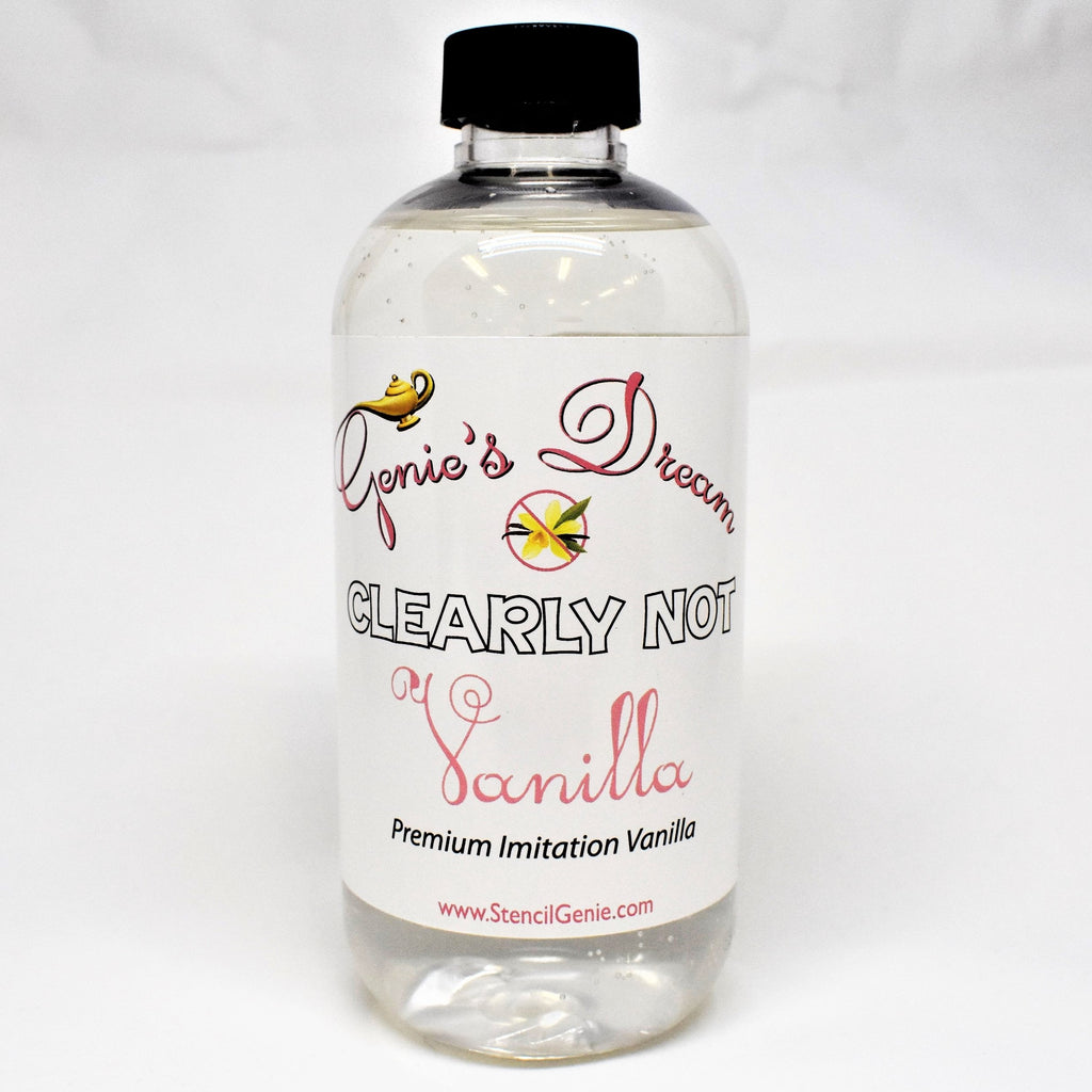 Genie's Dream Clearly Not Vanilla 8oz BOTTLE