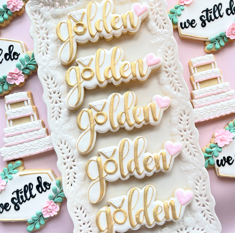 Golden Plaque Cookie Cutter