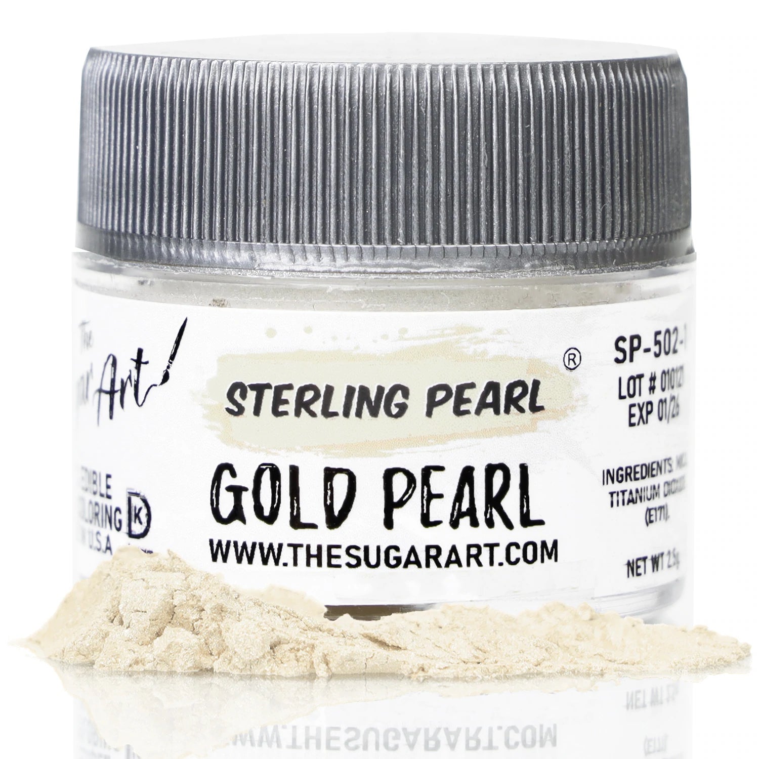 Gold Pearl The Sugar Art Luster Dust
