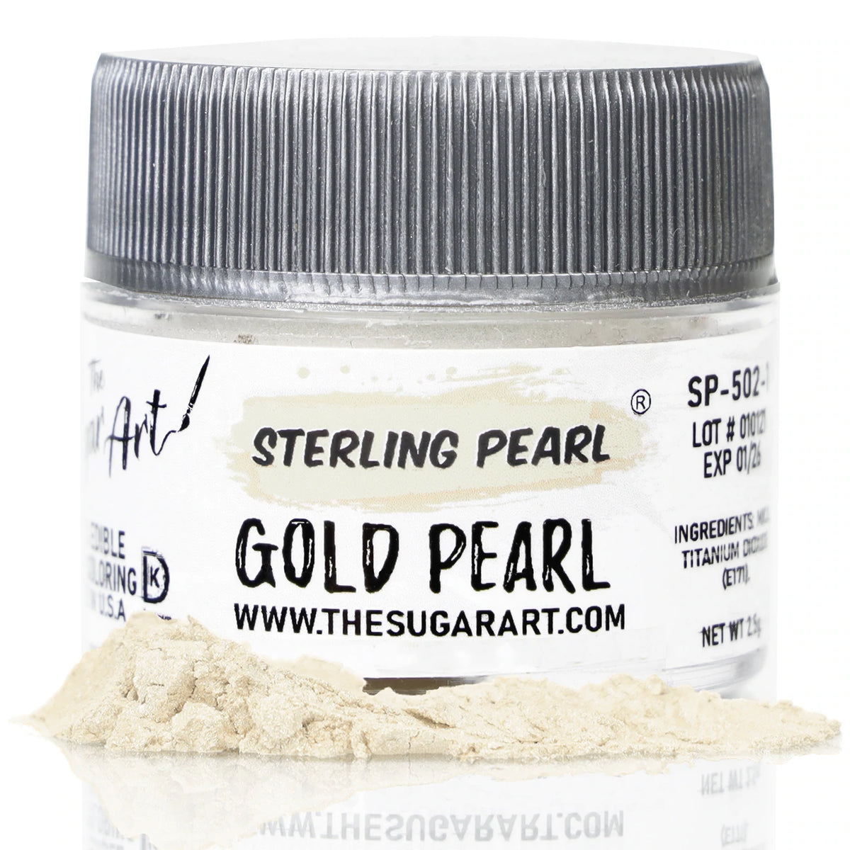 Gold Pearl The Sugar Art Luster Dust