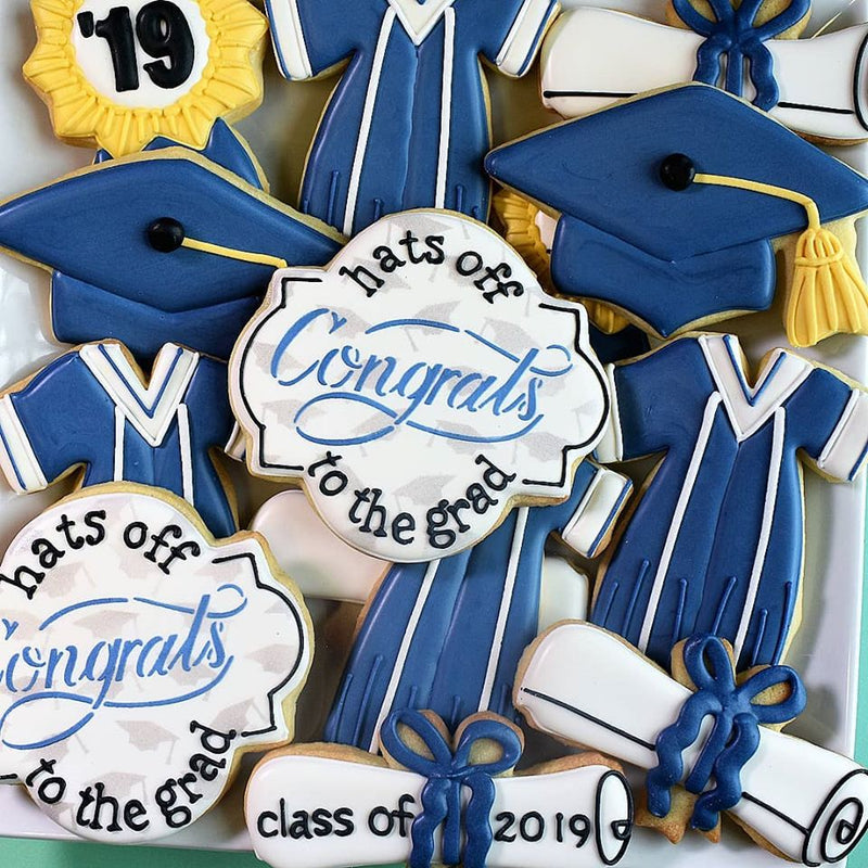 Congrats Cookie Countess Stencil