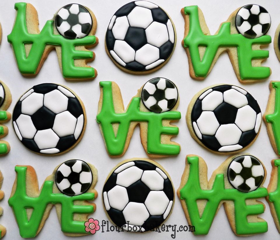 Soccer Balls  Stencil