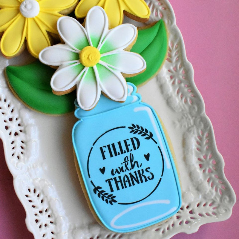 Mason Jar Large Cookie Cutter