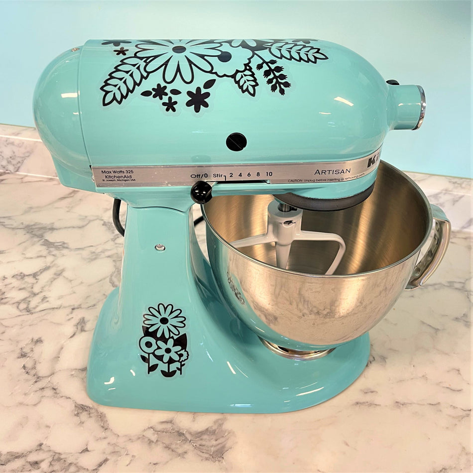 Mixer Floral Decal