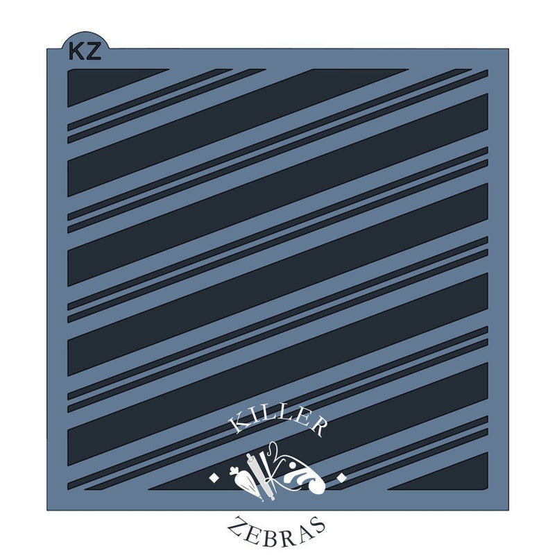Peppermint Stripes KZ Stencil
