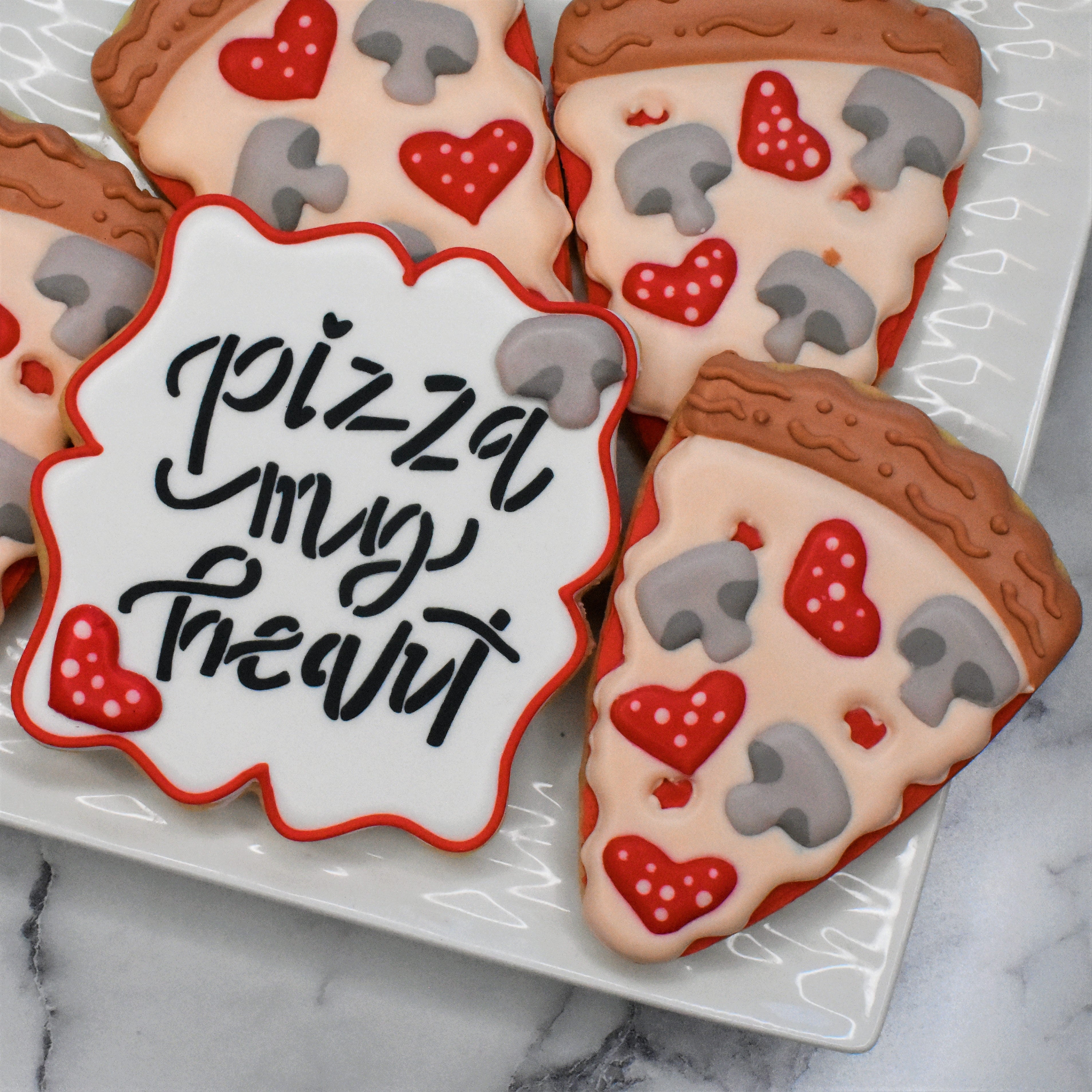 Taco Pizza Latte Valentine's Cookie Decorating Kit