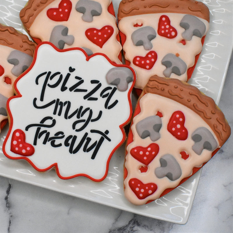 Pizza My Heart Stencil
