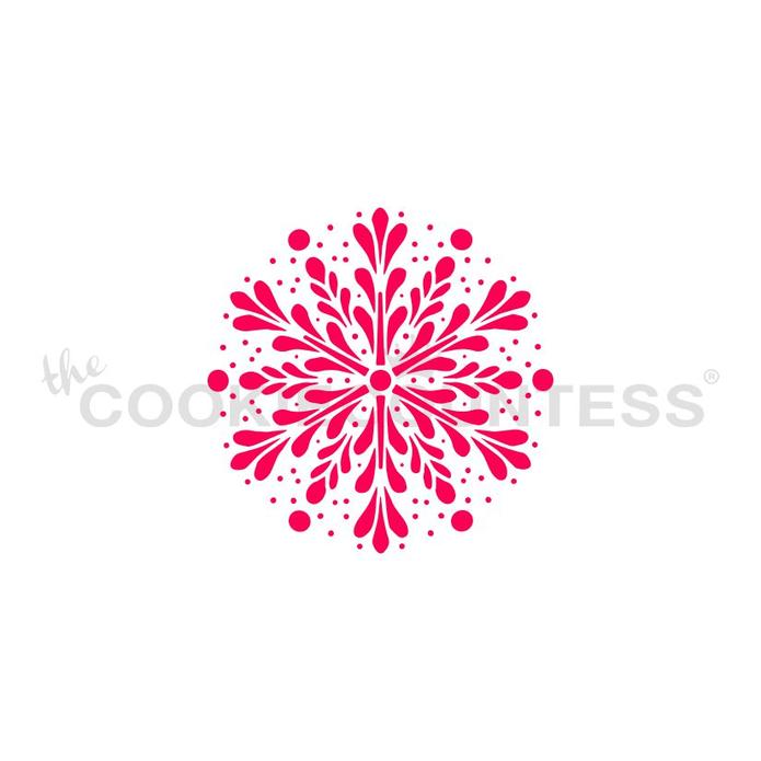 Pretty Snowflake Stencil