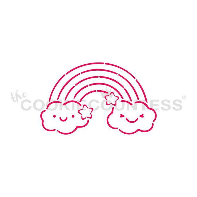 Rainbow PYO Stencil