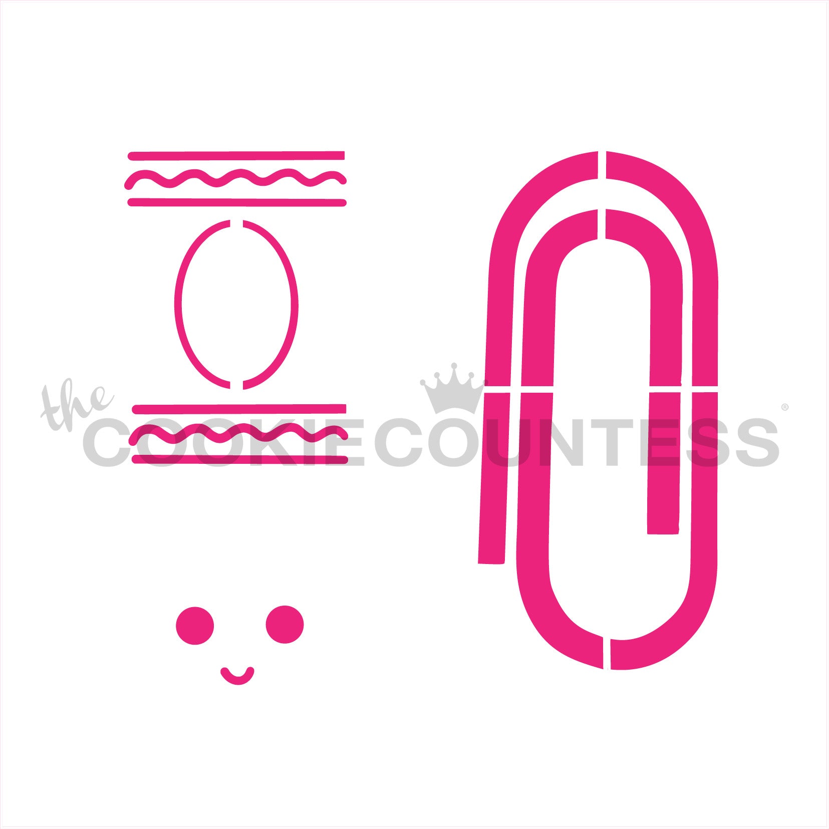 School Supplies Stencil by The Flour Box