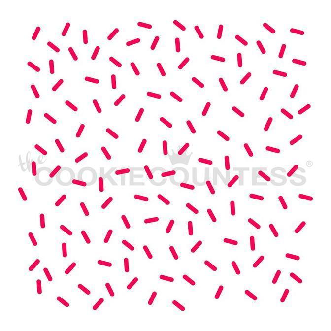 Sprinkles Cookie Countess Stencil