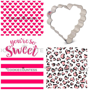 Airbrushing 101 Valentine Stencils & Cutter BUNDLE