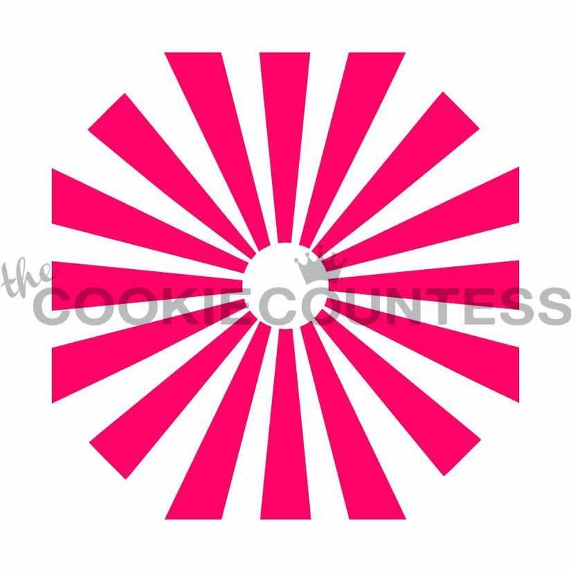 Sunburst Stencil