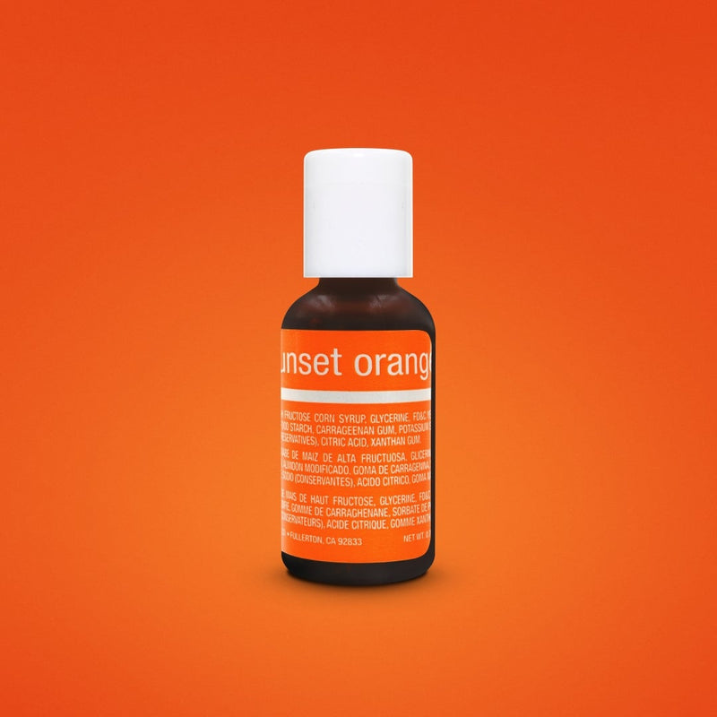 Sunset Orange .70oz Chefmaster LIQUA-GEL