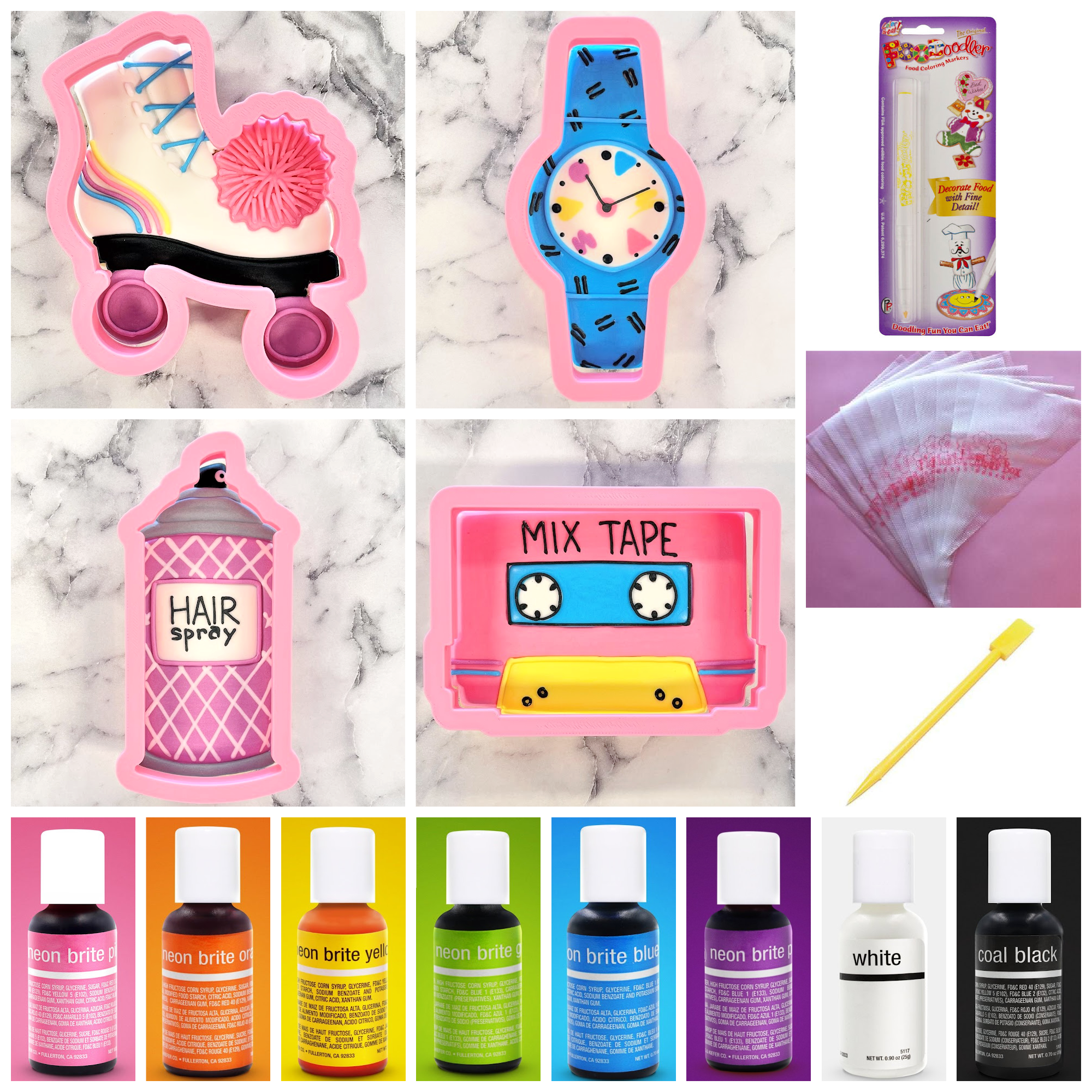 Totally 80s Cookie Decorating Kit (Save 50%)