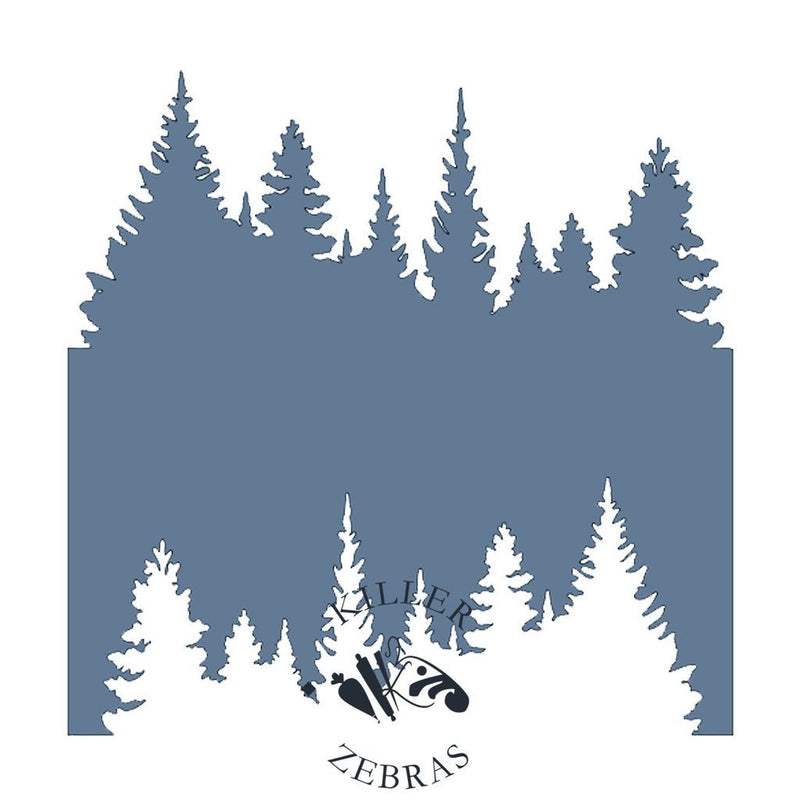 Tree Line KZ Stencil