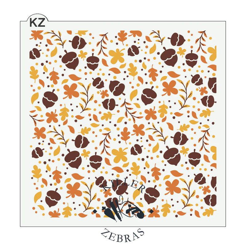 Up & Autumn 3pc KZ Stencil Set