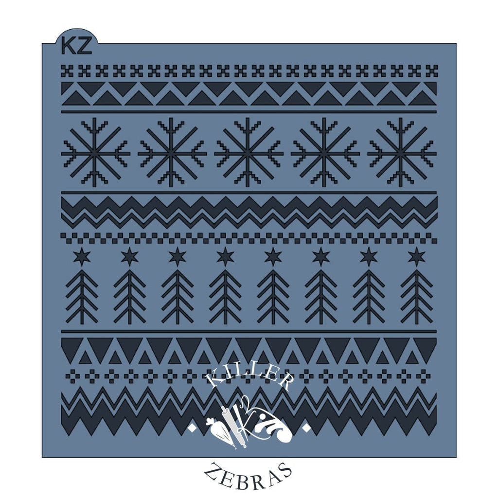 Pretty Snowflake Stencil – The Flour Box